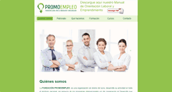 Desktop Screenshot of fundacion-promoempleo.org